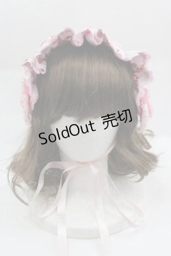 画像2: metamorphose / Dressy Ribbon フリルヘッドドレス  ピンク I-25-04-10-104-ME-AC-HD-ZI