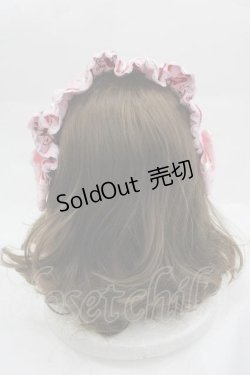 画像3: metamorphose / Dressy Ribbon フリルヘッドドレス  ピンク I-25-04-10-104-ME-AC-HD-ZI