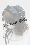 metamorphose / Dressy Ribbon フリルヘッドドレス  ブルー I-25-04-10-105-ME-AC-HD-ZI