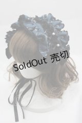 metamorphose / Dressy Ribbon フリルヘッドドレス  ブルー I-25-04-10-105-ME-AC-HD-ZI