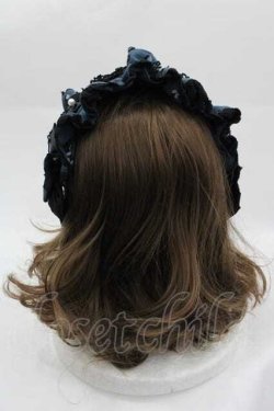 画像3: metamorphose / Dressy Ribbon フリルヘッドドレス  ブルー I-25-04-10-105-ME-AC-HD-ZI