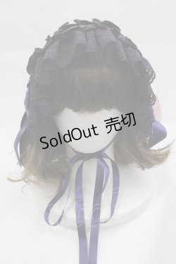 画像2: metamorphose / Rosy Gem〜魅惑のりんご〜レースフリルヘッドドレス  紫系 I-25-04-10-106-ME-AC-HD-ZI