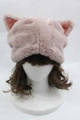 MILK / ロシアンCAT HAT  ピンク I-25-04-10-113-ML-AC-HD-ZI