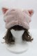 画像1: MILK / ロシアンCAT HAT  ピンク I-25-04-10-113-ML-AC-HD-ZI (1)