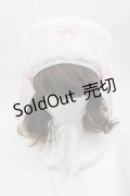 BABY,THE STARS SHINE BRIGHT / Croix de Noёl Blancheトーク帽  白Ｘピンク I-25-04-10-117-BA-AC-HD-ZI