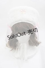BABY,THE STARS SHINE BRIGHT / Croix de Noёl Blancheトーク帽  白Ｘピンク I-25-04-10-117-BA-AC-HD-ZI