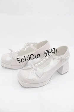 画像3: DearMyLove / 上品リボンパールスクエアトゥパンプス 25CM ピンク I-25-04-10-125-EL-SH-HD-ZI