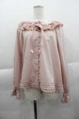PINK HOUSE / 桜モチーフ使いローンブラウス  ピンク I-25-04-10-025-LO-BL-HD-ZI