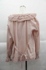 画像2: PINK HOUSE / 桜モチーフ使いローンブラウス  ピンク I-25-04-10-025-LO-BL-HD-ZY (2)