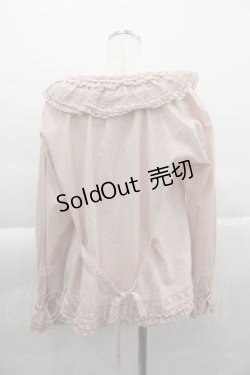 画像2: PINK HOUSE / 桜モチーフ使いローンブラウス  ピンク I-25-04-10-025-LO-BL-HD-ZY