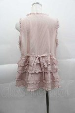 画像2: PINK HOUSE / Berry Roseモチーフ付きベスト  ピンク I-25-04-10-036-LO-TO-HD-ZY (2)