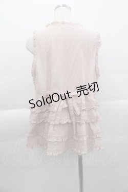 画像2: PINK HOUSE / Berry Roseモチーフ付きベスト  ピンク I-25-04-10-036-LO-TO-HD-ZY