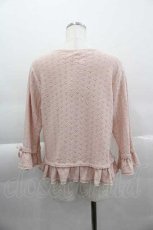 画像2: PINK HOUSE / ミニリボンいっぱいニットカーディガン  ピンク I-25-04-10-037-LO-TO-HD-ZT615 (2)
