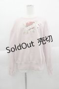 PINK HOUSE / PINK HOUSE×HELLO KITTY One Point Graphic Sweatshirt  ピンク I-25-04-10-038-LO-TO-HD-ZI