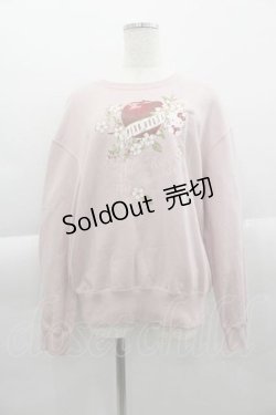 画像1: PINK HOUSE / PINK HOUSE×HELLO KITTY One Point Graphic Sweatshirt  ピンク I-25-04-10-038-LO-TO-HD-ZI