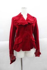 画像1: BABY,THE STARS SHINE BRIGHT /  別珍ジャケット  赤 I-25-04-10-039-BA-JA-HD-ZI (1)