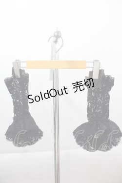 画像2: LOLITAその他(お買取対象外) / ローズリボンレースアームカバー  黒 I-25-04-12-046-LO-ZA-HD-ZI
