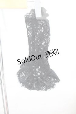 画像3: LOLITAその他(お買取対象外) / ローズリボンレースアームカバー  黒 I-25-04-12-046-LO-ZA-HD-ZI