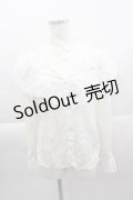 axes femme NOSTALGIE / コットンレースブラウス M アイボリー I-25-04-12-052-AX-BL-HD-ZI