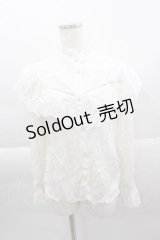 axes femme NOSTALGIE / コットンレースブラウス M アイボリー I-25-04-12-052-AX-BL-HD-ZI