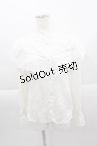 axes femme NOSTALGIE / コットンレースブラウス M アイボリー I-25-04-12-052-AX-BL-HD-ZI