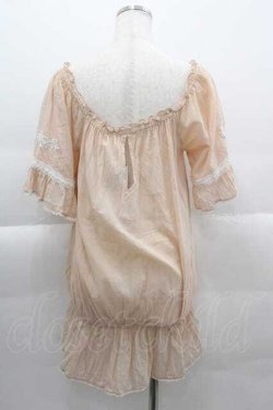 画像2: LIZ LISA / フラワーレース刺繍半袖トップス  ピンクＸ白 I-25-04-12-060-LO-TO-HD-ZI