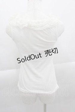 画像2: LIZ LISA / 薔薇モチーフチェーンノースリーブトップス  白 I-25-04-12-066-LO-TO-HD-ZI