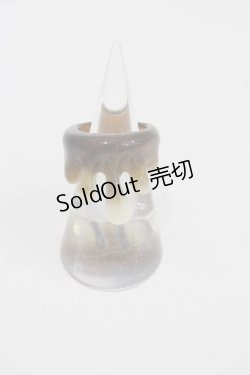 画像1: Q-pot. / コーヒーミルクメルトリング 約12号 ブラウン I-25-04-12-005-QP-AC-HD-ZI