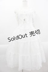 ALICE and the PIRATES / Faint memoryジャンパースカート  白 I-25-04-12-078-PA-OP-HD-ZI