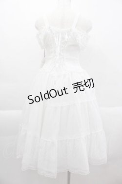画像2: ALICE and the PIRATES / Faint memoryジャンパースカート  白 I-25-04-12-078-PA-OP-HD-ZI