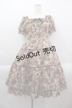 画像1: ALICE and the PIRATES / Memory frame of royal crown柄ワンピース  ピンク I-25-04-12-079-PA-OP-HD-ZI