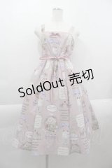 axes femme kawaii / 10thアニバーサリージャンパースカート  ピンク I-25-04-12-100-AX-OP-HD-ZI