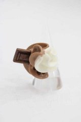 Q-pot. / チョコレートミックスホイップリング  チョコＸ白 I-25-04-12-010-QP-AC-HD-ZI