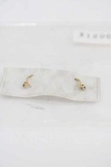 MARBLE / モチーフイヤリング  シルバー I-25-04-12-015-GO-AC-HD-ZI