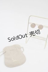 Q-pot. / ビスケットサンドピアス  ブラウン I-25-04-12-016-QP-AC-HD-ZI