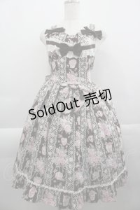 BABY,THE STARS SHINE BRIGHT / Princess Honey’s tea salon柄プリンセスフリルスカート  茶 I-25-04-16-058-BA-OP-HD-ZI