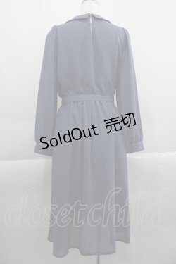 画像2: Fi.n.t / ローズミニブーケ刺繍シアーワンピース  ブルー I-25-04-16-067-CA-OP-HD-ZI