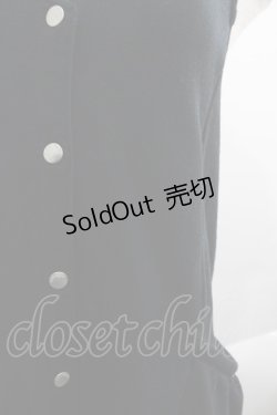 画像3: Ph Blue / スナップボタンノースリーブワンピース  黒 I-25-04-16-070-LO-OP-HD-ZI