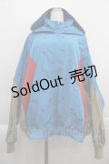 Candy Stripper / HEART SWITCHED BLOUSON 2 ブルー I-25-04-16-079-PU-JA-HD-ZI