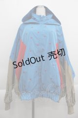 Candy Stripper / HEART SWITCHED BLOUSON 2 ブルー I-25-04-16-079-PU-JA-HD-ZI