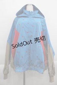 Candy Stripper / HEART SWITCHED BLOUSON 2 ブルー I-25-04-16-079-PU-JA-HD-ZI