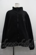 NieR Clothing / 裏起毛うさぎ刺繍ブルゾン  黒Ｘブラウン I-25-04-16-080-PU-JA-HD-C045