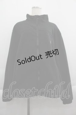 画像1: NieR Clothing / 裏起毛うさぎ刺繍ブルゾン  黒Ｘブラウン I-25-04-16-080-PU-JA-HD-ZT-C045