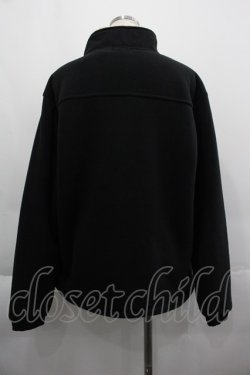 画像2: NieR Clothing / 裏起毛うさぎ刺繍ブルゾン  黒Ｘブラウン I-25-04-16-080-PU-JA-HD-C045