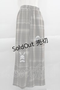 NieR Clothing / タータンチェックパンツ  ブラウンチェック I-25-04-16-084-PU-PA-HD-ZI
