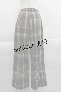 画像2: NieR Clothing / タータンチェックパンツ  ブラウンチェック I-25-04-16-084-PU-PA-HD-ZI