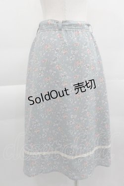 画像2: Fi.n.t / レース使い小花柄ギャザースカート  グリーン I-25-04-16-091-CA-SK-HD-ZI