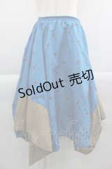 Candy Stripper / HEART SWITCHED SKIRT 2 ブルー I-25-04-16-094-PU-SK-HD-ZI