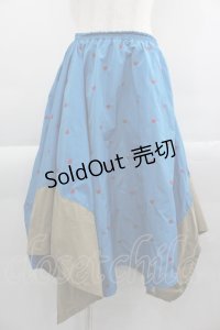 Candy Stripper / HEART SWITCHED SKIRT 2 ブルー I-25-04-16-094-PU-SK-HD-ZI