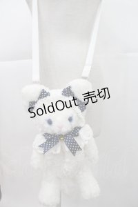 BABY,THE STARS SHINE BRIGHT / ねこくみゃポシェット  白Ｘ紺 I-25-04-16-106-BA-BG-HD-ZT170